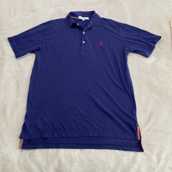 Bald Head Blues Other - Bald Head Blues Shirt Men's Medium Blue Pima Cotton‎ Golf Polo Casual Preppy GUC